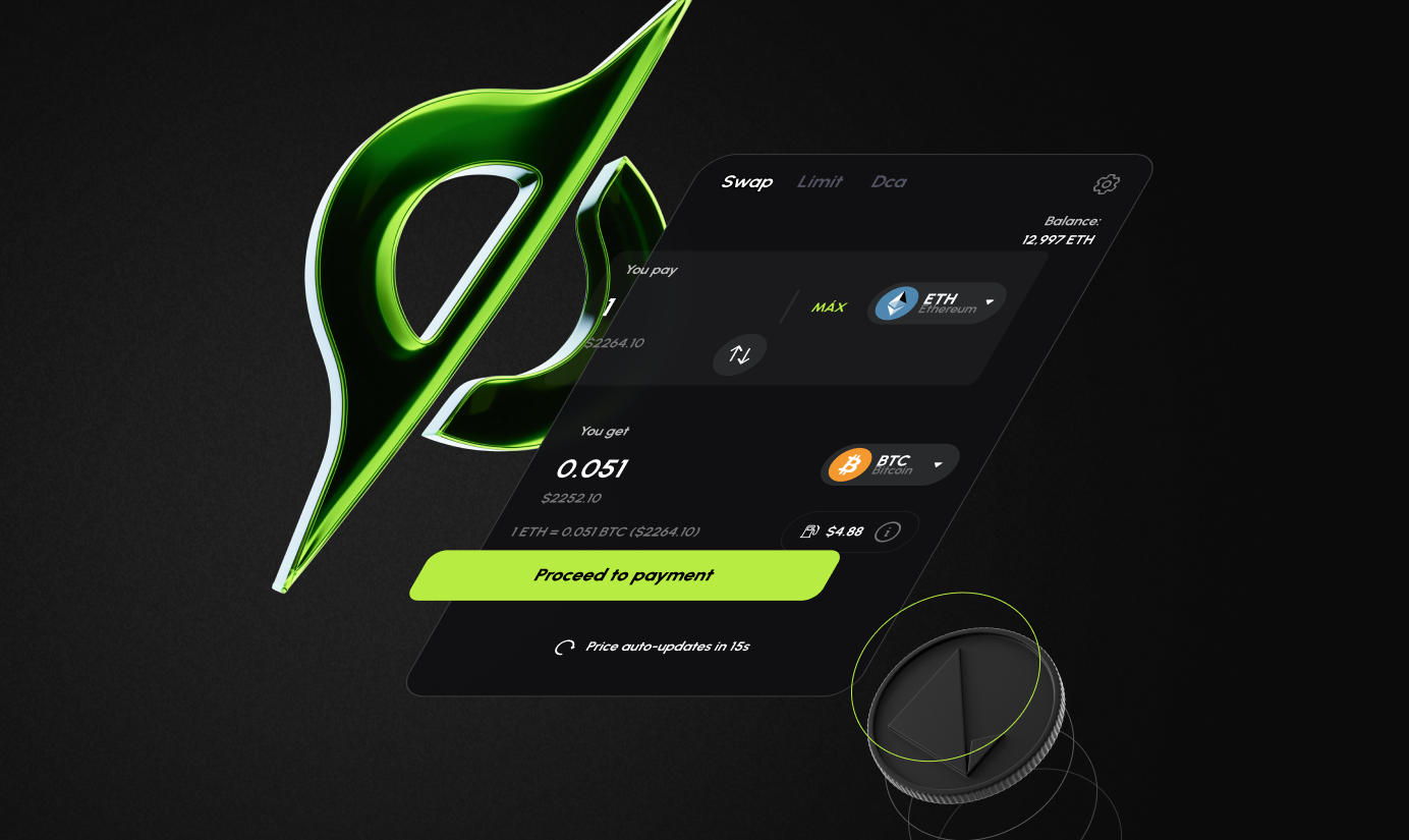 VoxSwap cross-chain exchange interface and product symbol