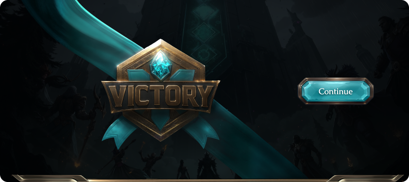 Dobro Goranku victory result screen